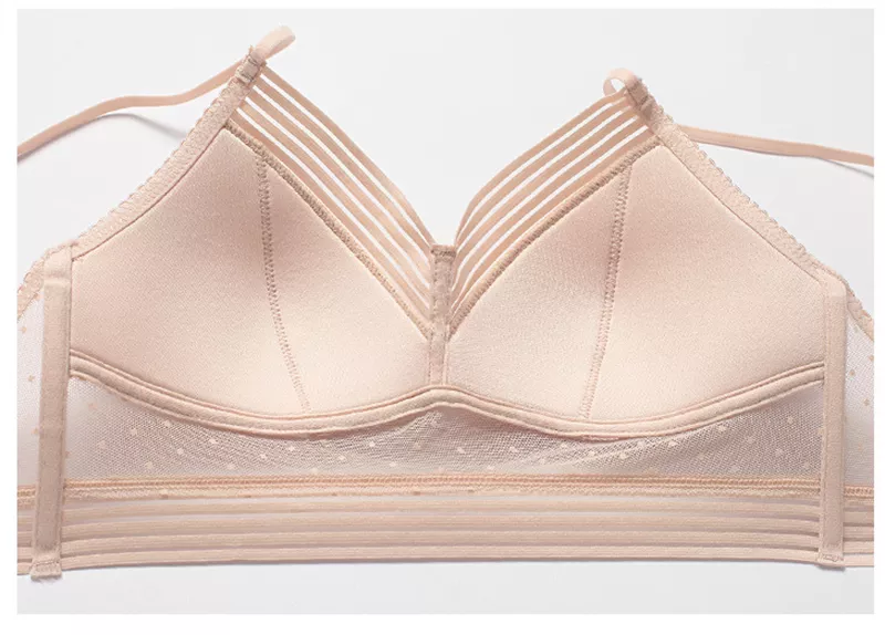 Women's Sheer Setail Wire Free Bra