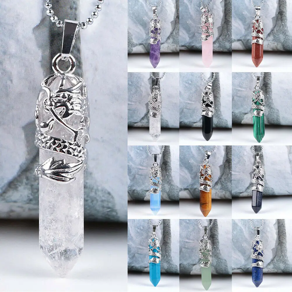 Women's Quartz Crystal Pendant