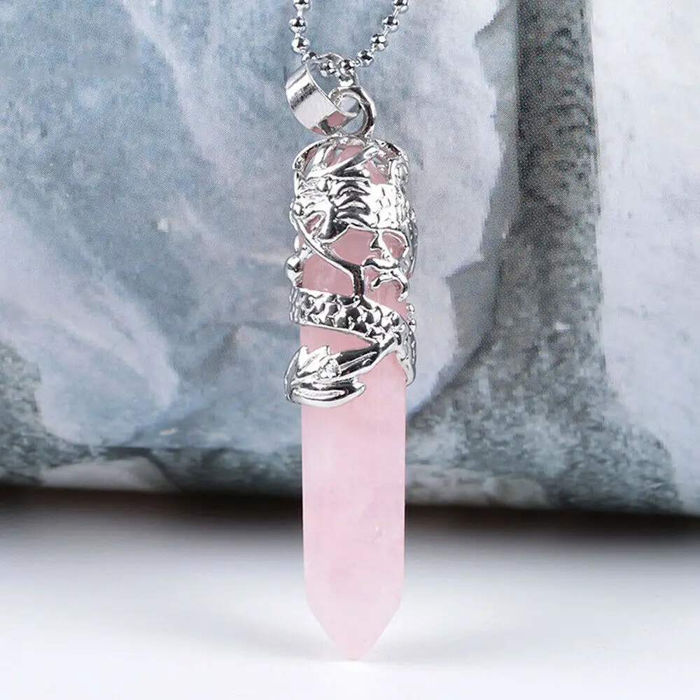 Women's Quartz Crystal Pendant