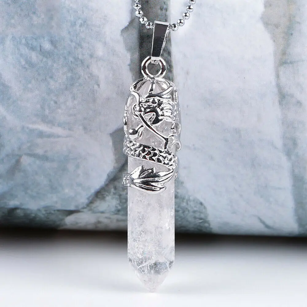 Women's Quartz Crystal Pendant