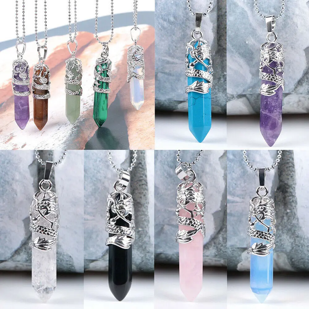 Women's Quartz Crystal Pendant